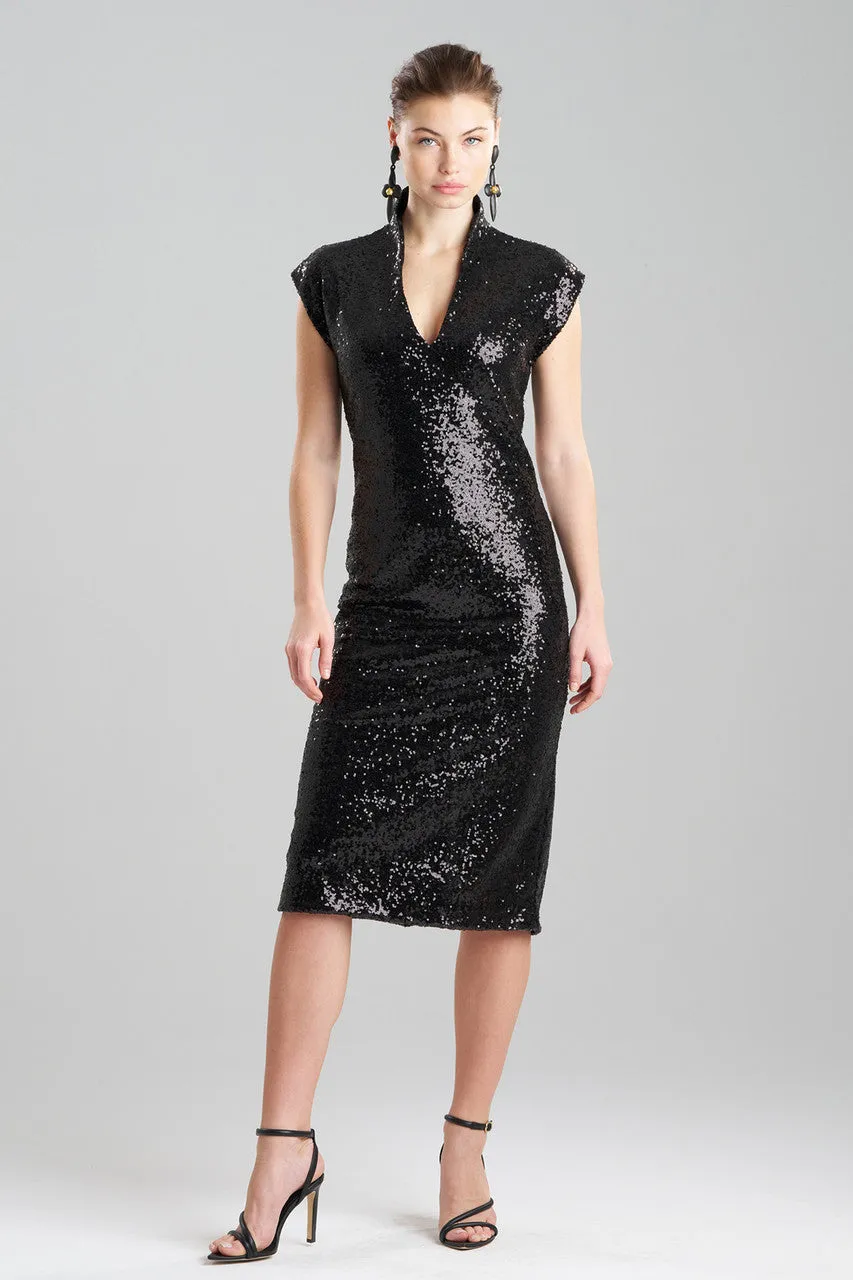 Sequins V-Neck Sheath Dress sold by Natori product image thumbnail 2