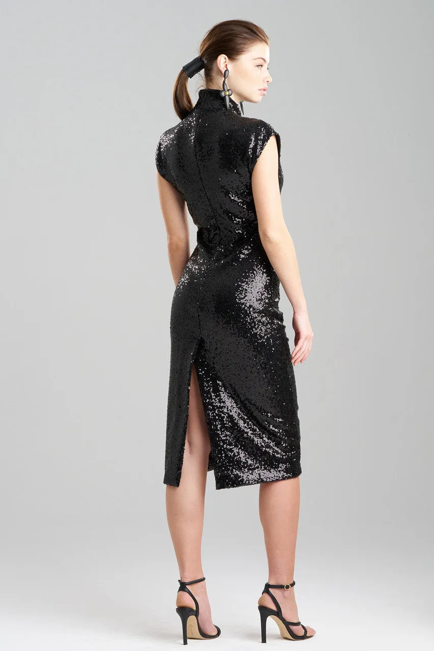 Sequins V-Neck Sheath Dress sold by Natori product image thumbnail 3