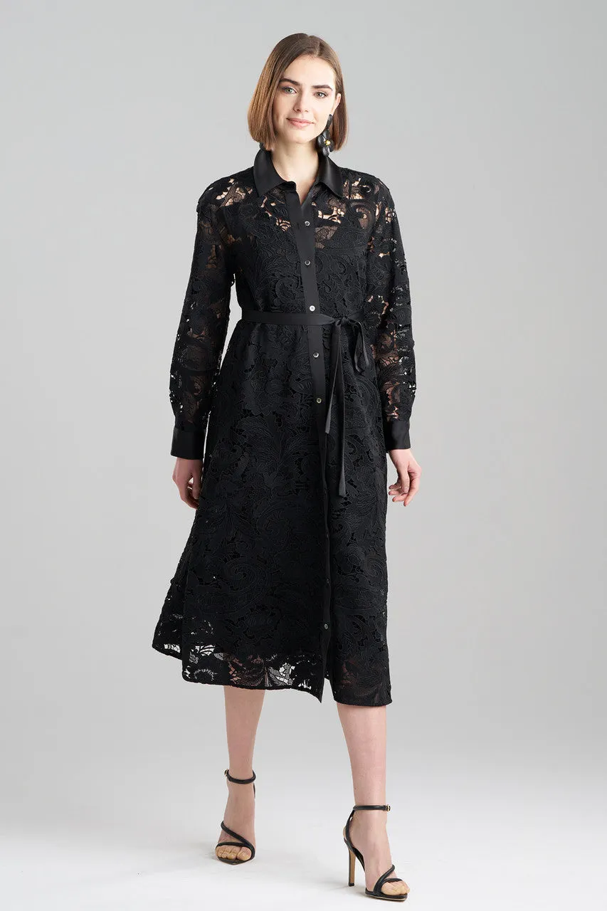 Shinrin Lace Trapeze Shirtdress sold by Natori