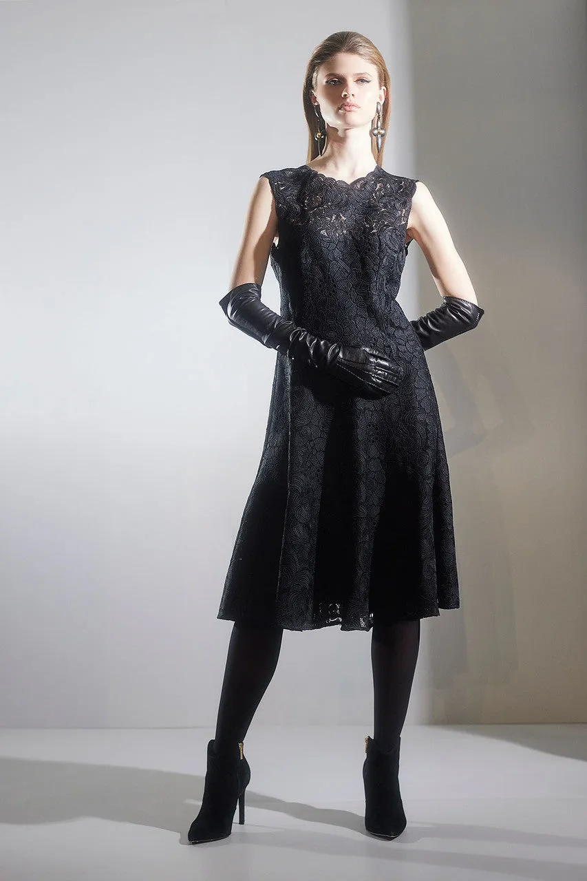 Mantilla Lace Sleeveless Dress sold by Natori