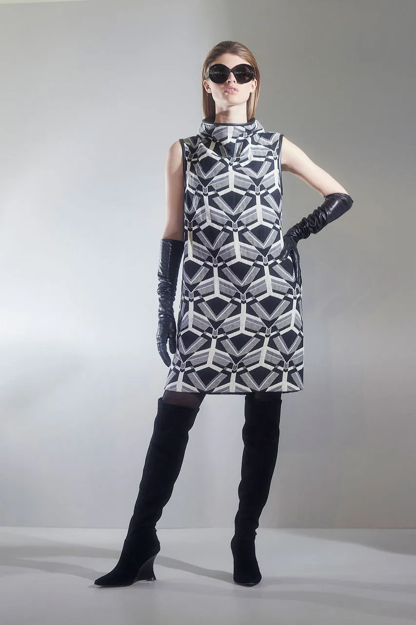 Yantra Funnel Shift Dress sold by Natori