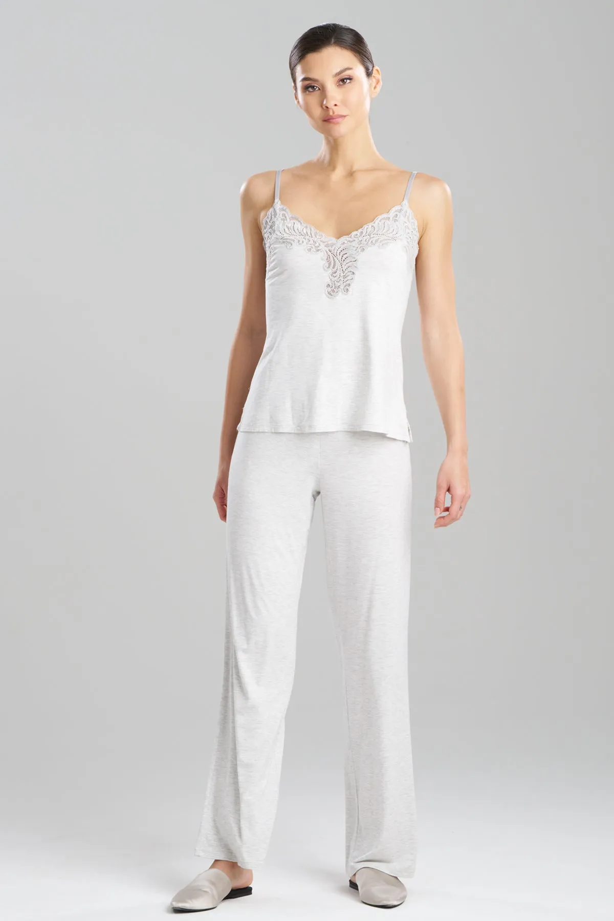 Feathers Essentials Lenzing™ Ecovero™ Viscose Lace Cami PJ sold by Natori