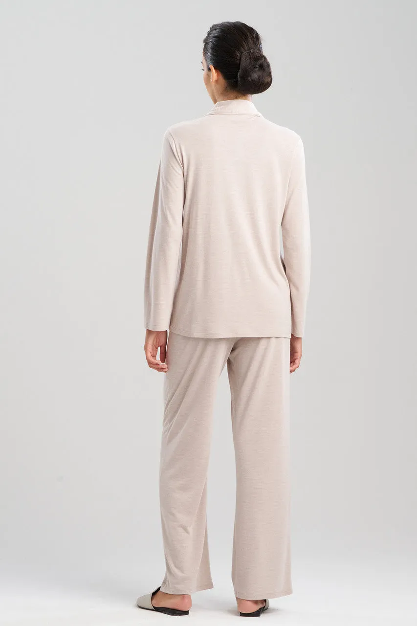 Shangri-La Embroidered TENCEL™ Notch PJ sold by Natori product image thumbnail 2