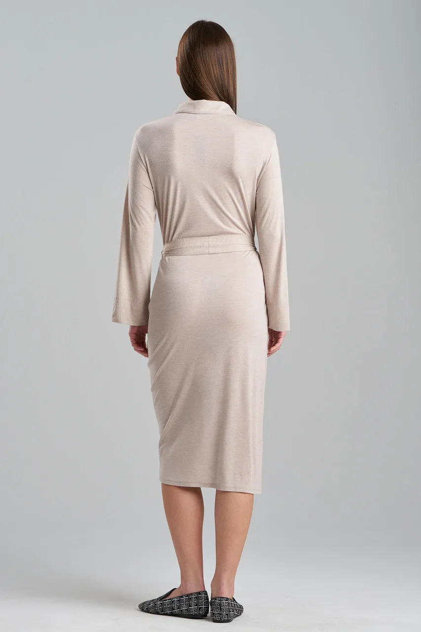 Shangri-La Embroidered TENCEL™ Robe sold by Natori product image thumbnail 4