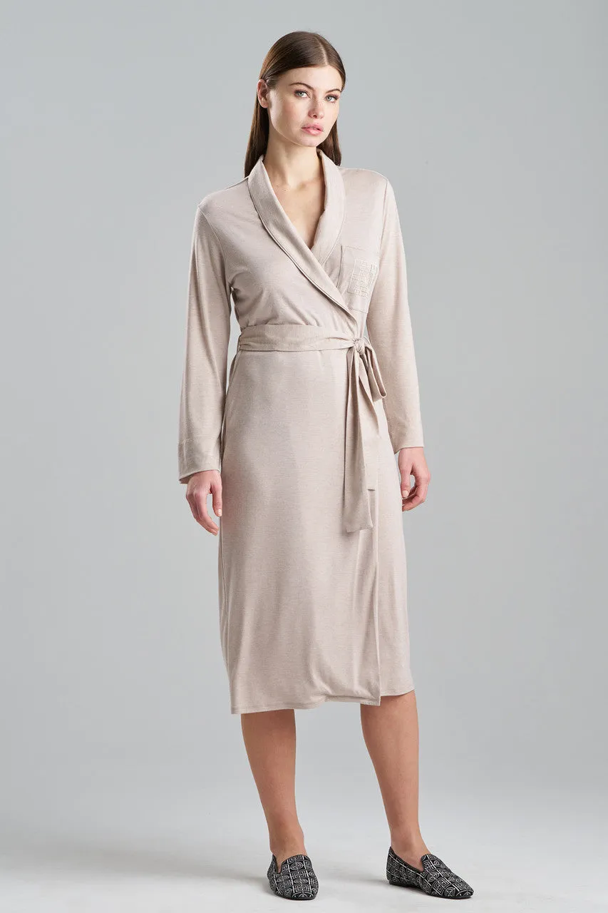 Shangri-La Embroidered TENCEL™ Robe sold by Natori product image thumbnail 3