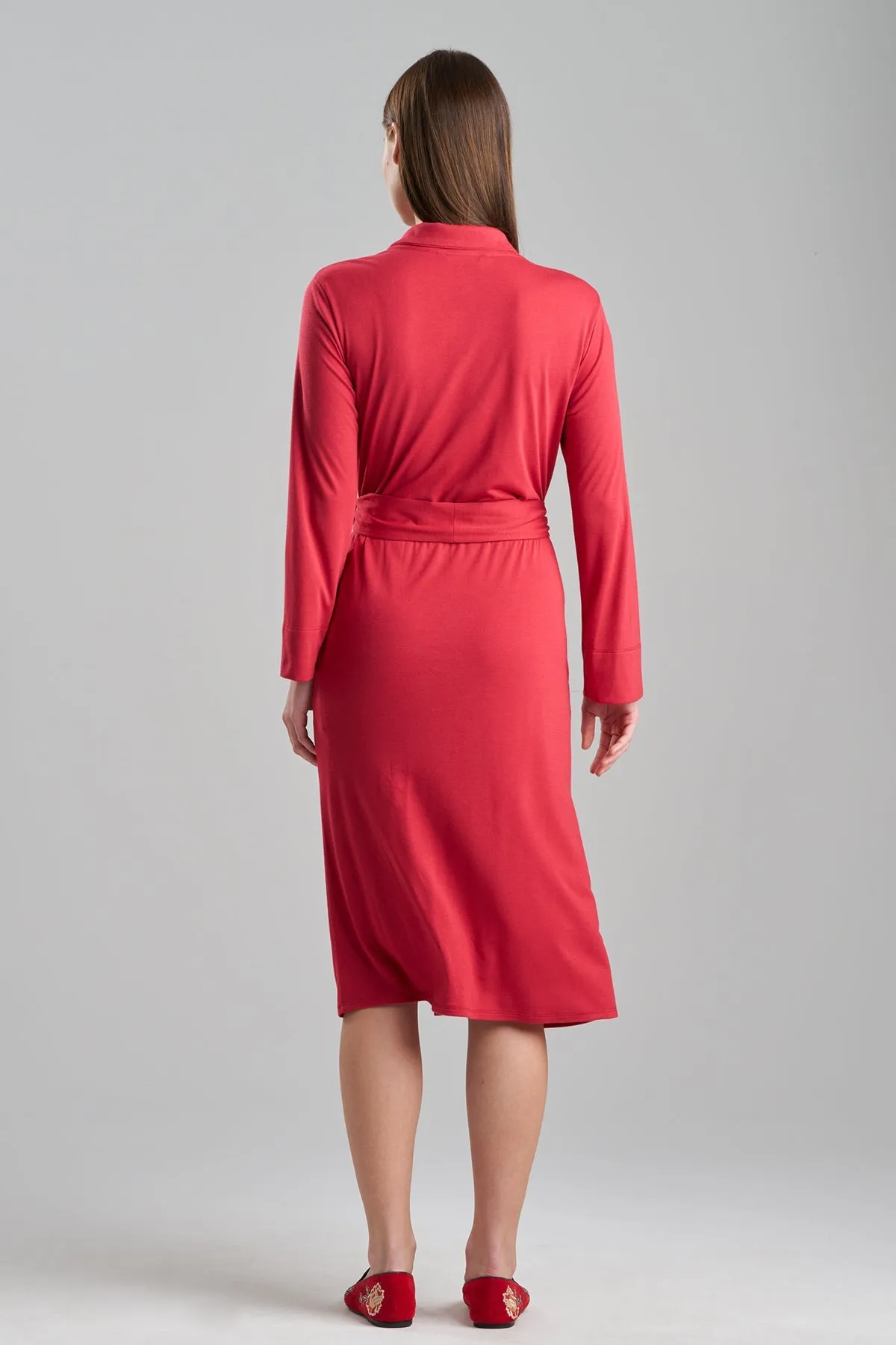 Shangri-La Embroidered TENCEL™ Robe sold by Natori product image thumbnail 2