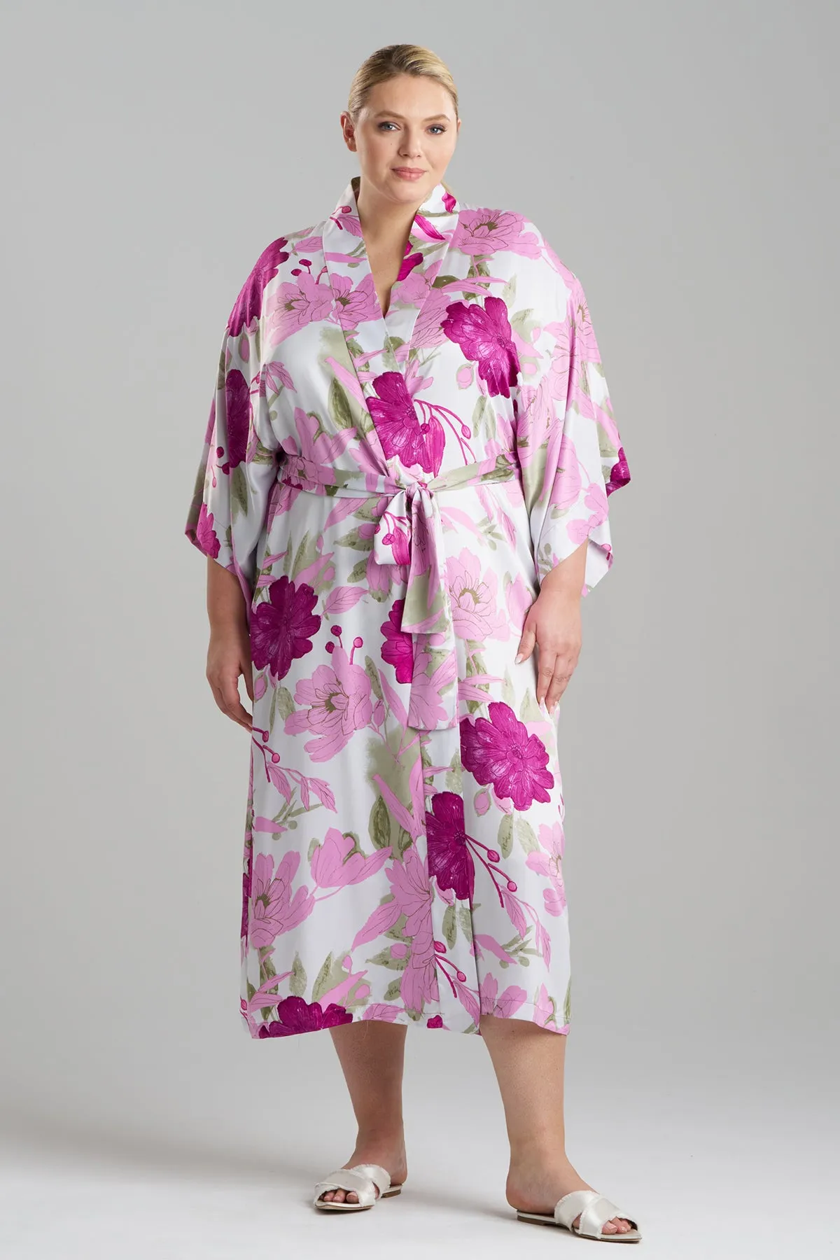 Peony Blossom Kimono Robe sold by Natori product image thumbnail 3