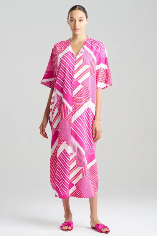 Shima Zip Caftan made by Natori