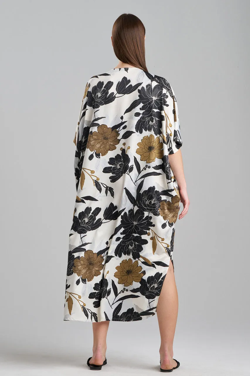 Peony Blossom Zip Caftan sold by Natori product image thumbnail 2