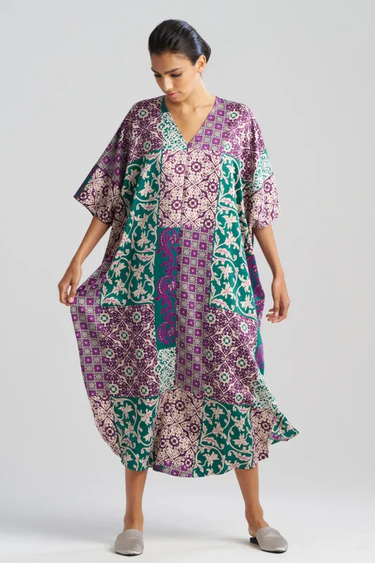 Tapestry Zip Caftan sold by Natori