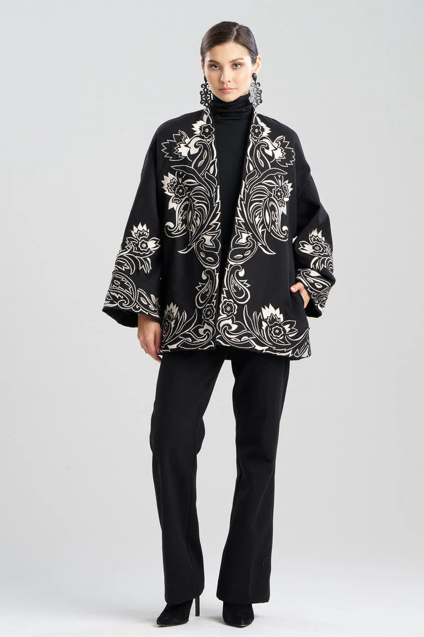 Felt Embroidered Coat sold by Natori product image thumbnail 2