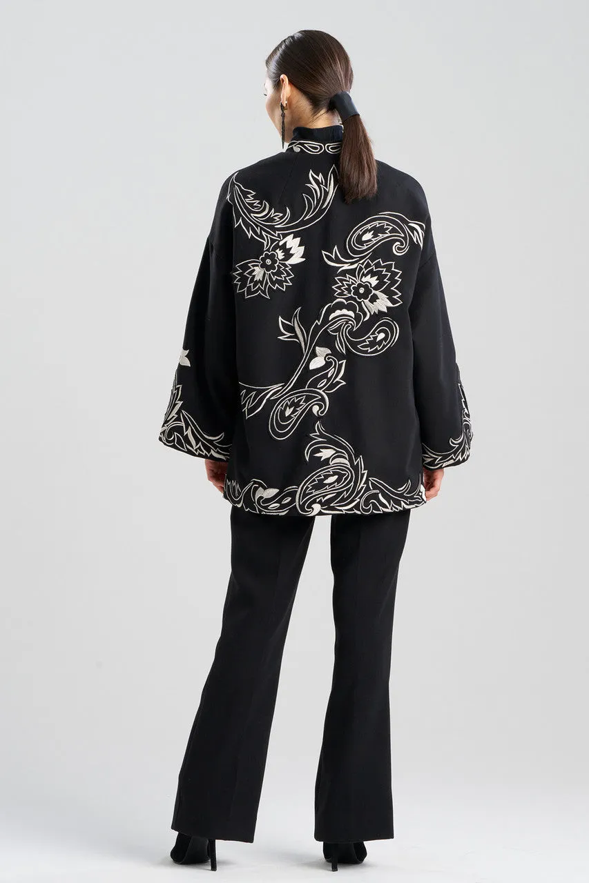 Felt Embroidered Coat sold by Natori product image thumbnail 3