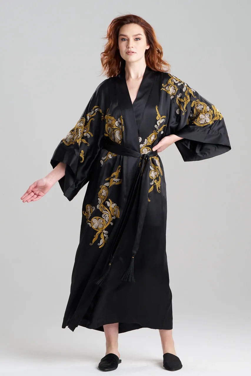 Couture Ottoman Embroidered Silk Robe sold by Natori product image thumbnail 2
