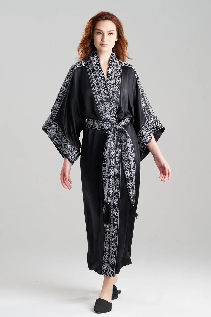 Couture Ysobel Embroidered Silk Robe sold by Natori product image thumbnail 2