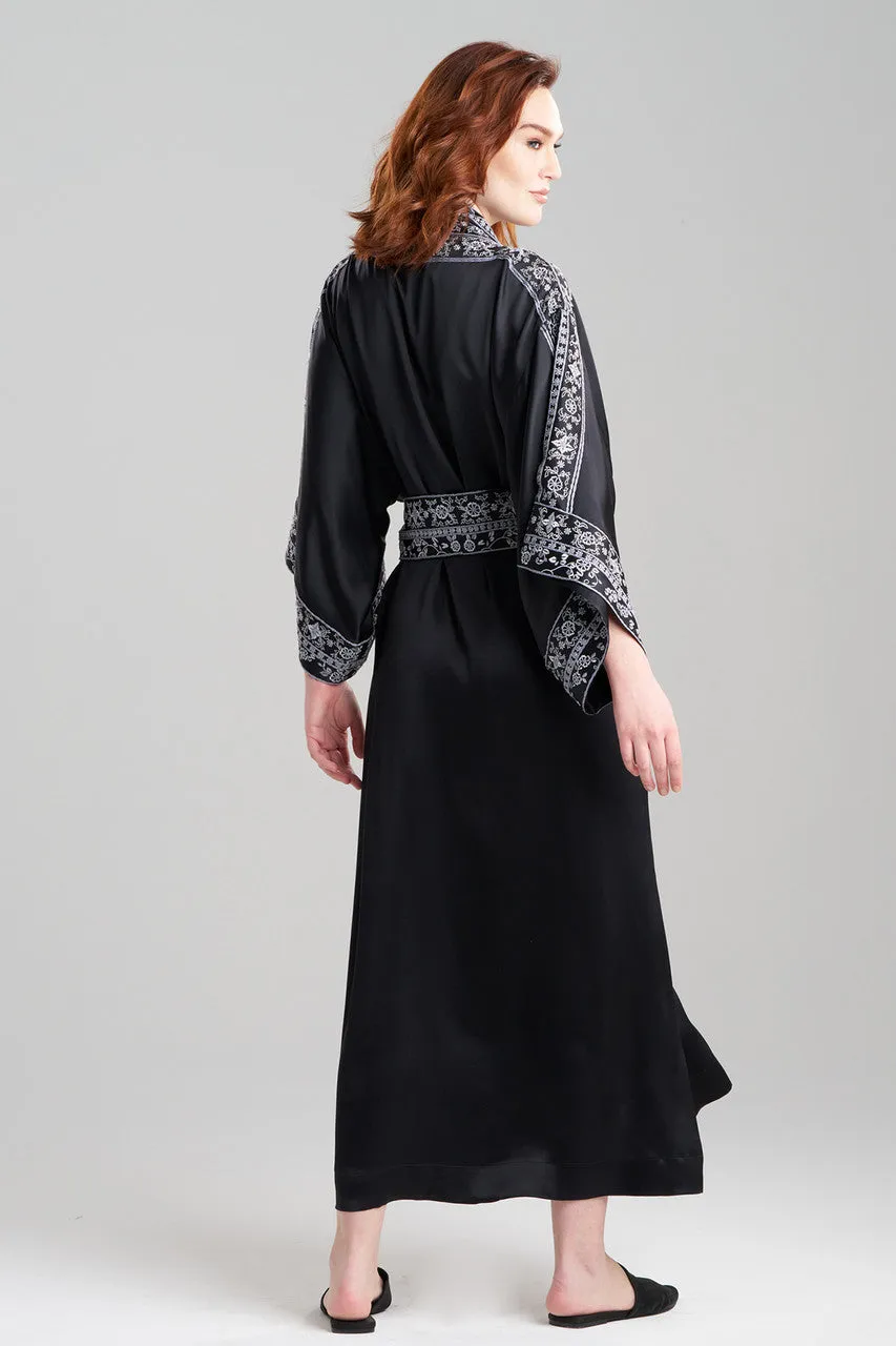 Couture Ysobel Embroidered Silk Robe sold by Natori product image thumbnail 3