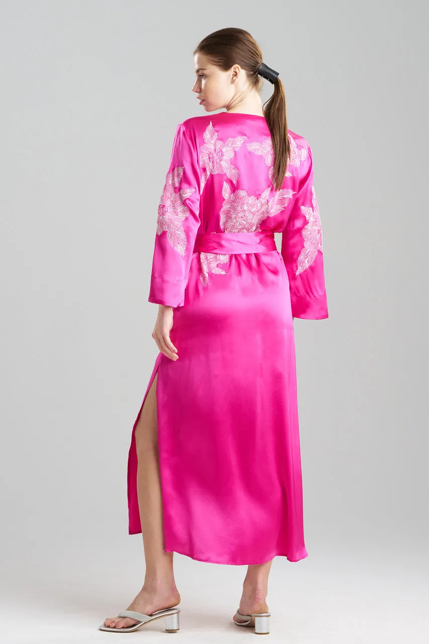 Couture Miyoshi Embroidered Silk Caftan sold by Natori product image thumbnail 3