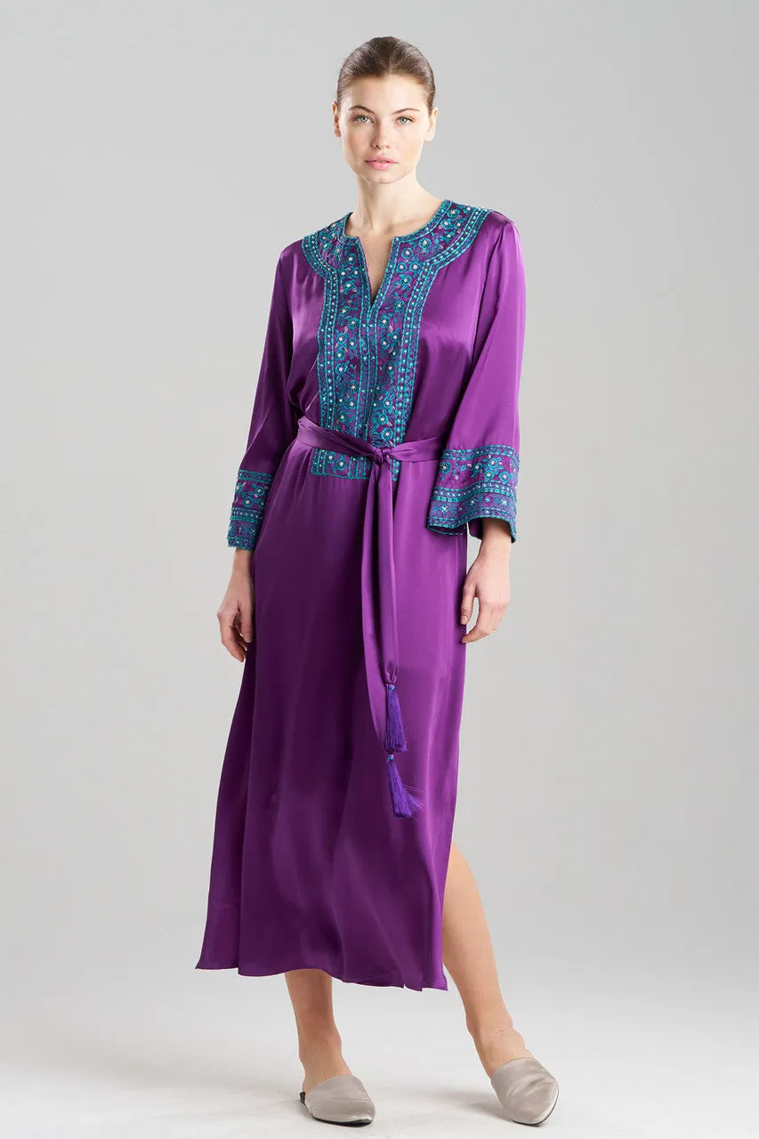 Couture Ysobel Embroidered Silk Caftan sold by Natori product image thumbnail 2