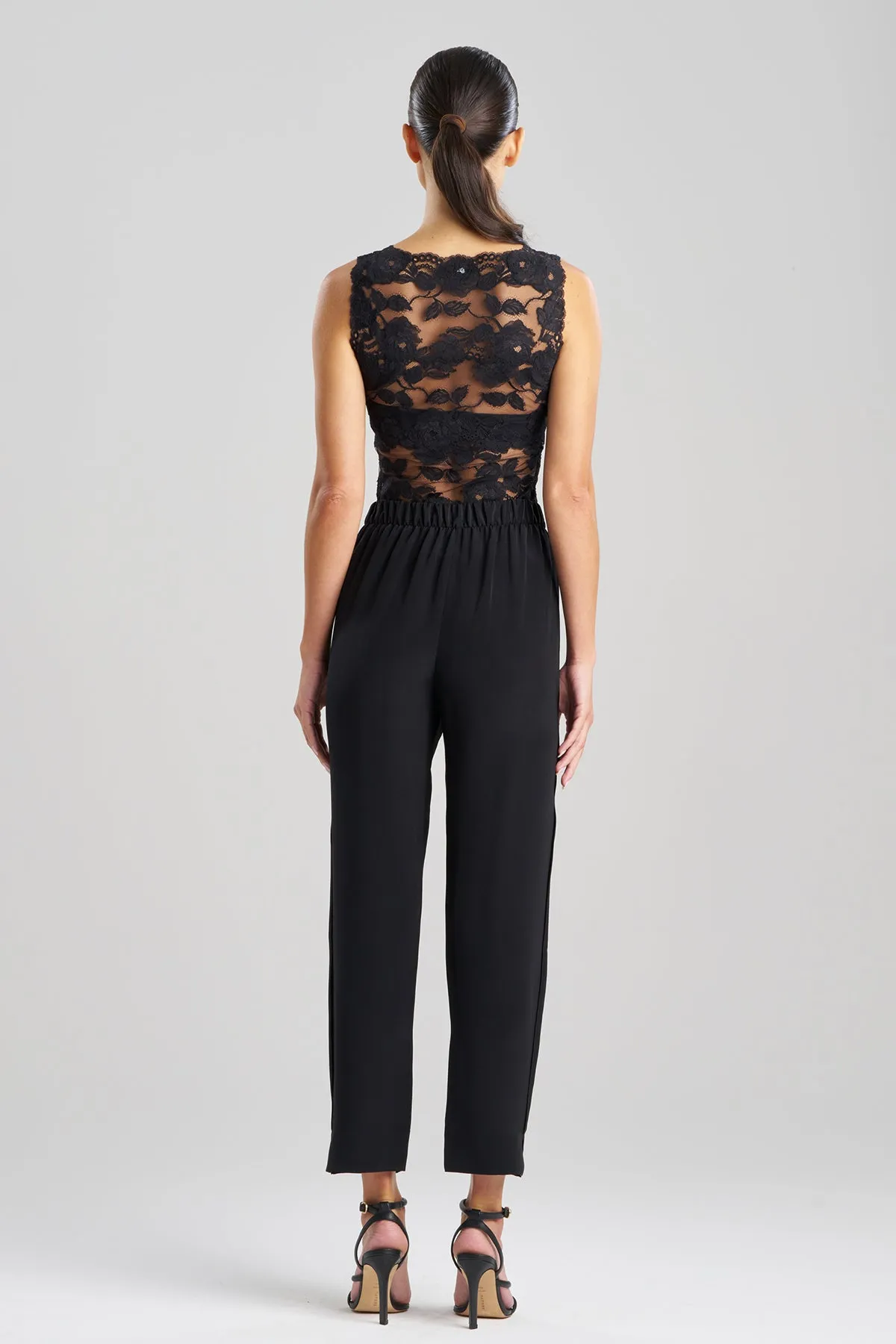 Silk Crepe Tapered Pants sold by Natori product image thumbnail 2