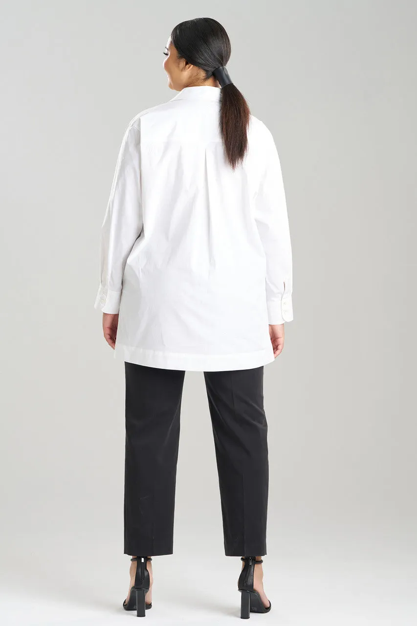 Cotton Poplin Embroidered Tunic Shirt sold by Natori product image thumbnail 5