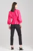 Cotton Silk Slub Pleated Shirt sold by Natori