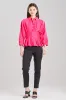 Cotton Silk Slub Pleated Shirt sold by Natori