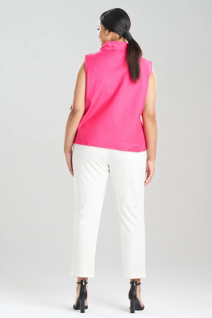 Cotton Silk Slub Crop Funnel Top sold by Natori product image thumbnail 4