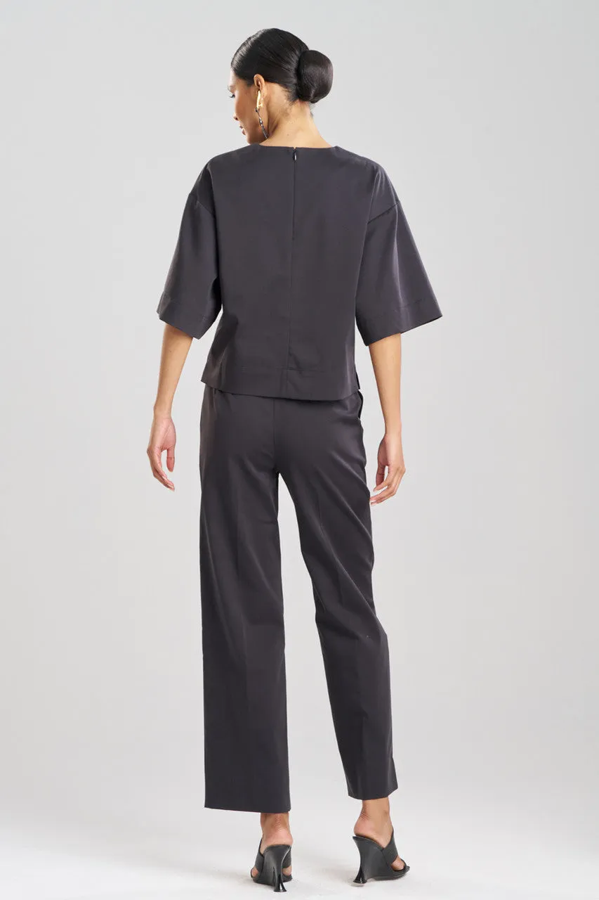 Cotton Chino Embroidered Top sold by Natori product image thumbnail 3