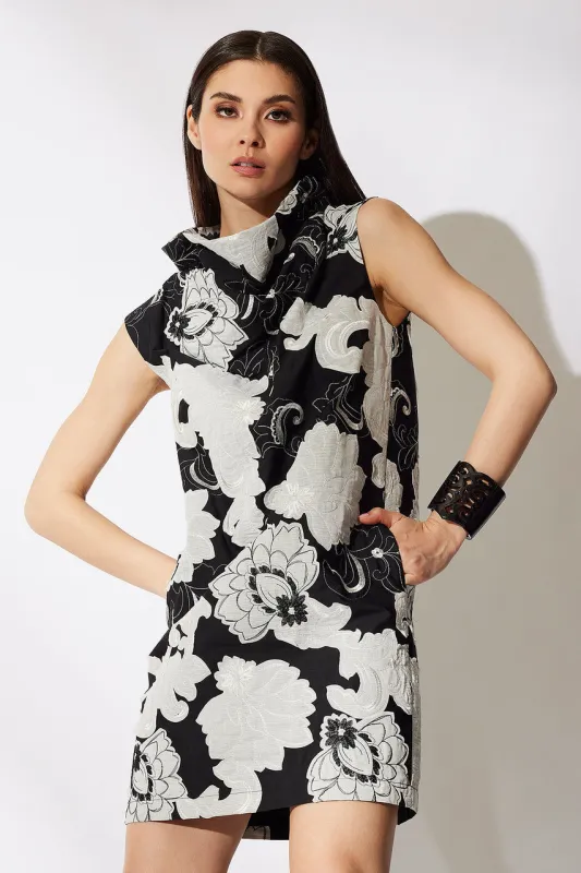 Cressida Applique Funnel Shift Dress sold by Natori