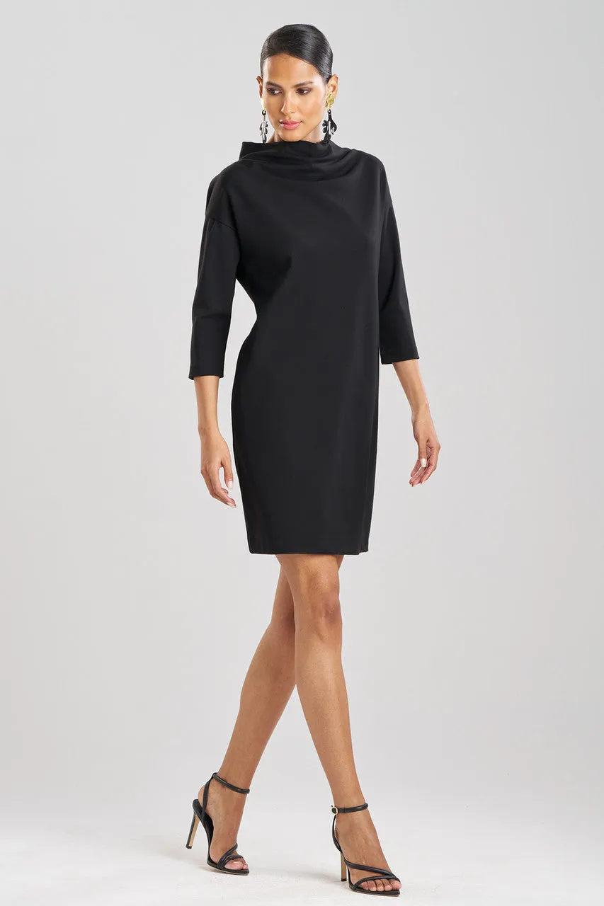 Compact Knit Funnel Shift Dress sold by Natori product image thumbnail 2