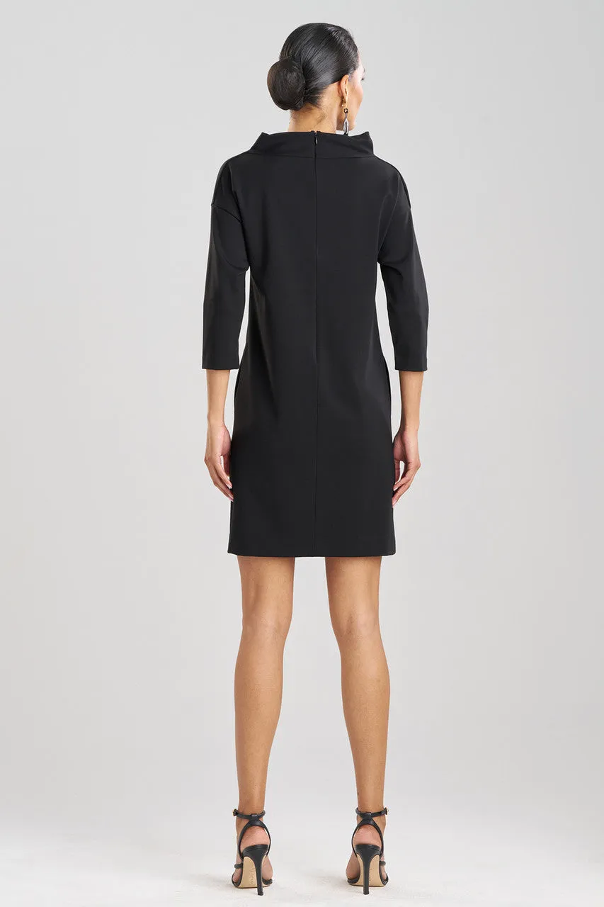 Compact Knit Funnel Shift Dress sold by Natori product image thumbnail 3