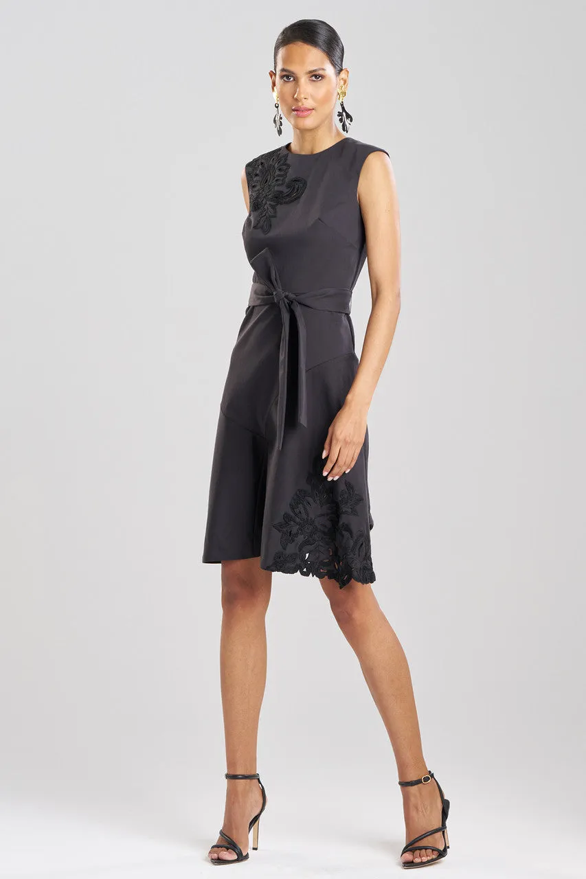 Cotton Chino Fit & Flare Embroidered Dress sold by Natori product image thumbnail 2