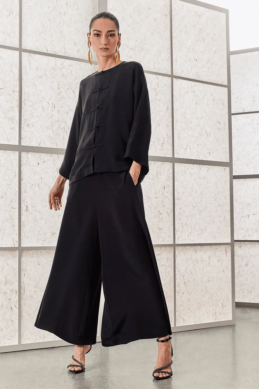 Couture Silk Crepe Mandarin Jacket sold by Natori product image thumbnail 4