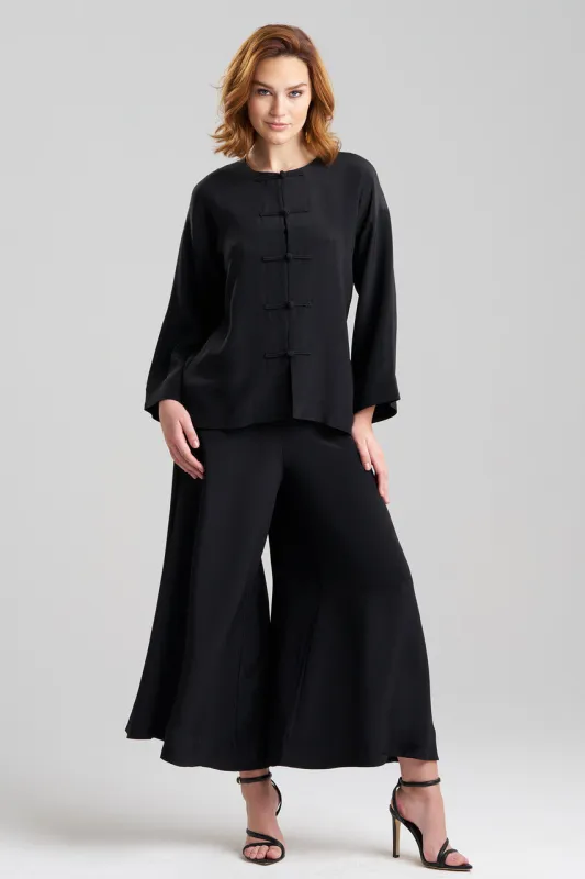 Couture Silk Crepe Mandarin Jacket sold by Natori