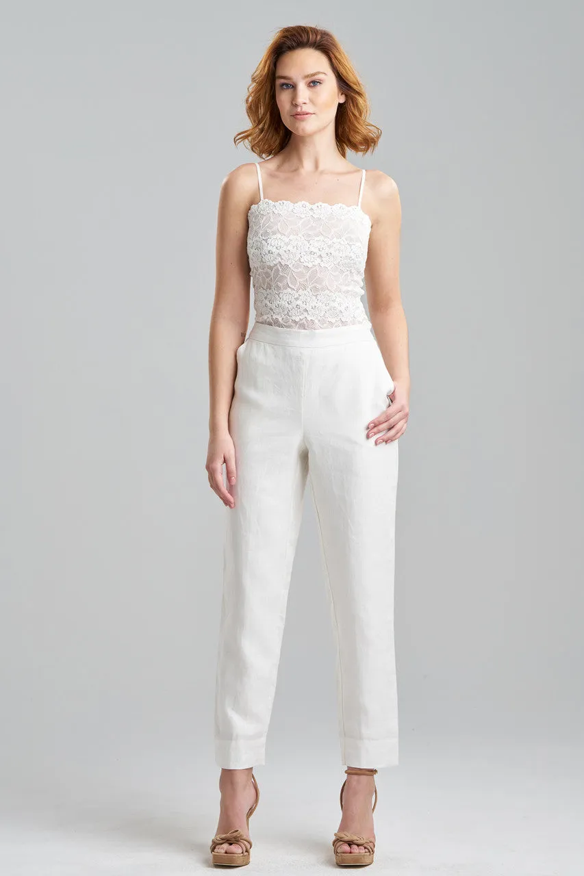 Couture Luxe Linen Tapered Pants sold by Natori