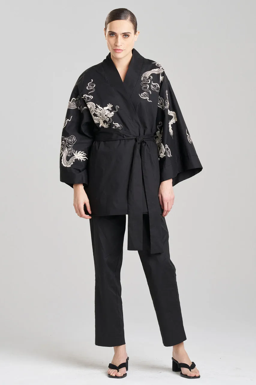 Dragon Techno Poplin Embroidered Unisex Kimono sold by Natori product image thumbnail 2