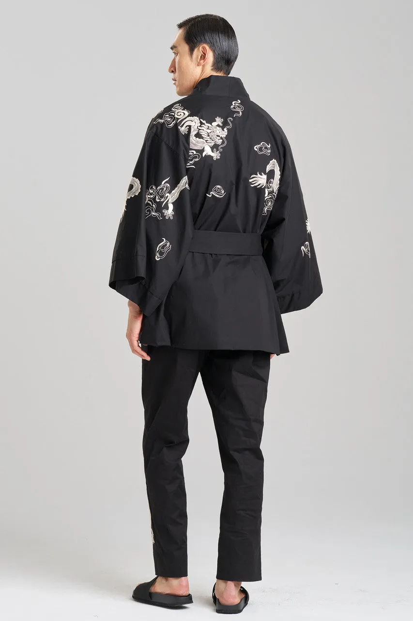 Dragon Techno Poplin Embroidered Unisex Kimono sold by Natori product image thumbnail 5