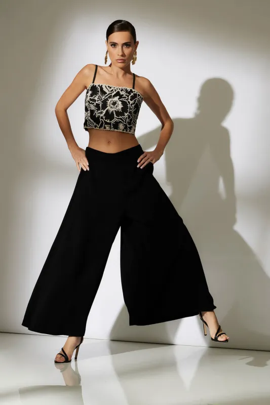 Stretch Crepe Palazzo Pants sold by Natori