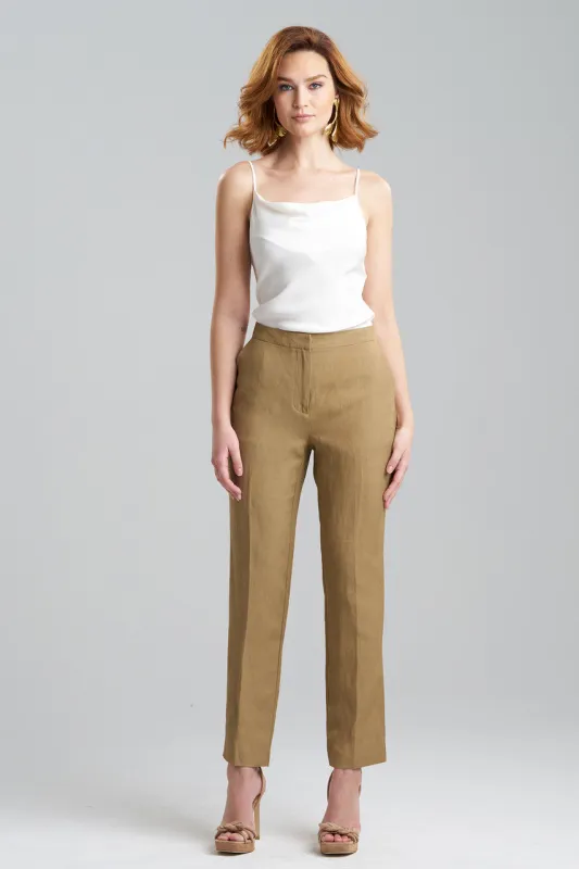 Linen Slim Pants sold by Natori