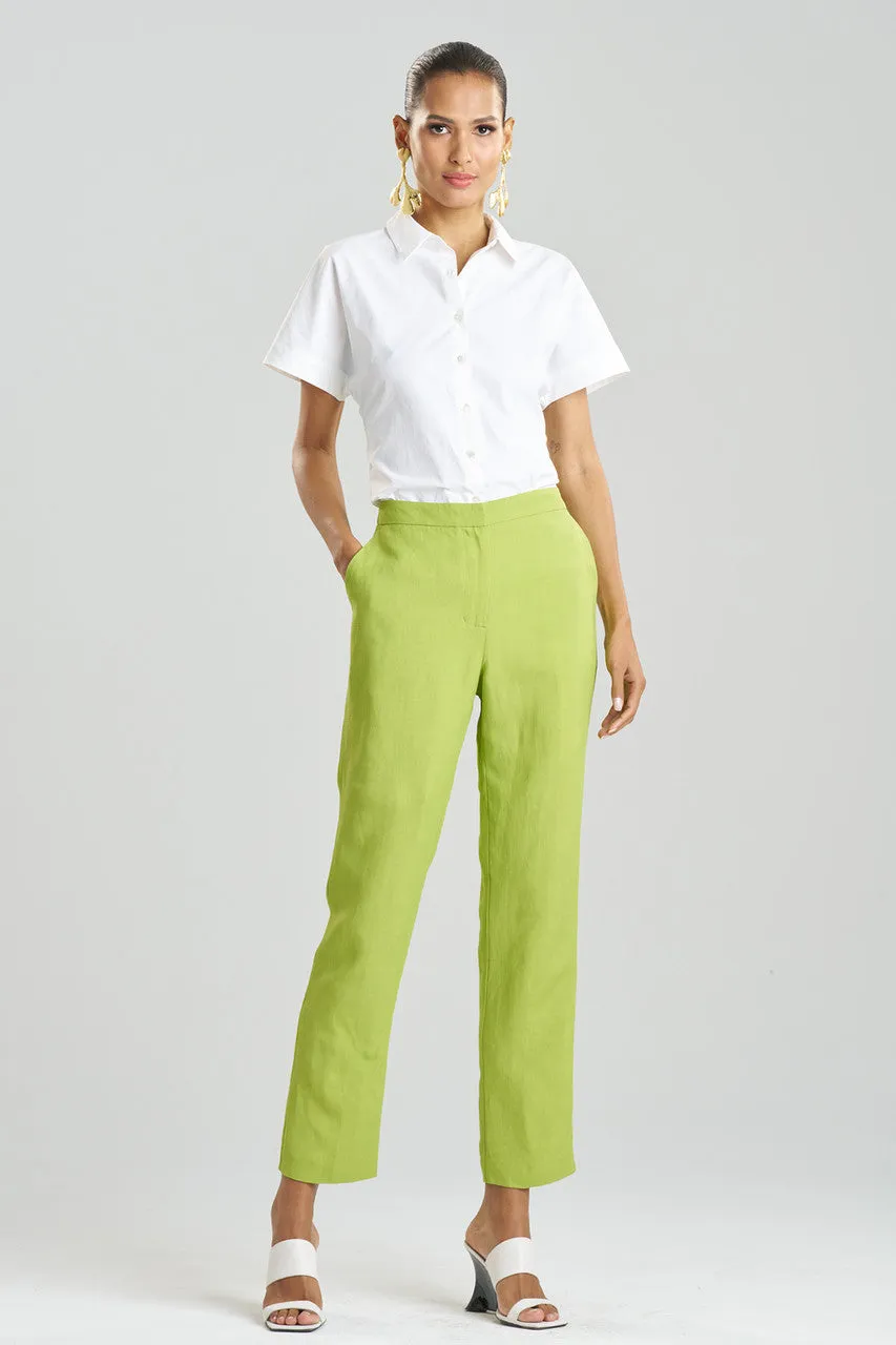 Linen Slim Pants sold by Natori