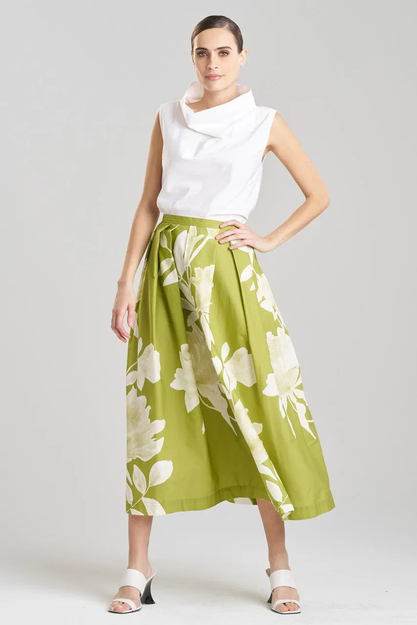 Andora Printed Cotton Poplin Maxi Skirt sold by Natori product image thumbnail 3