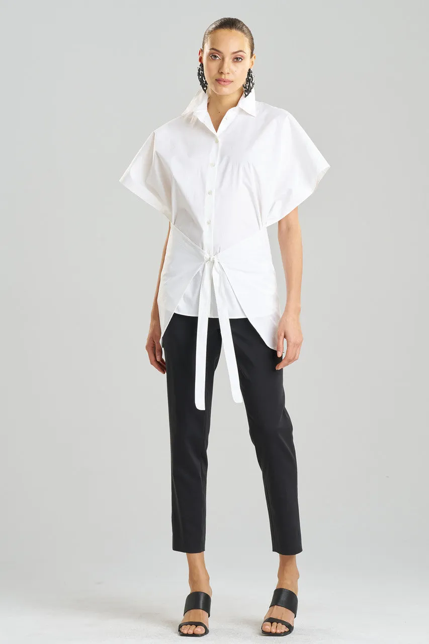 Cotton Poplin Kimono Wrap Shirt sold by Natori product image thumbnail 2