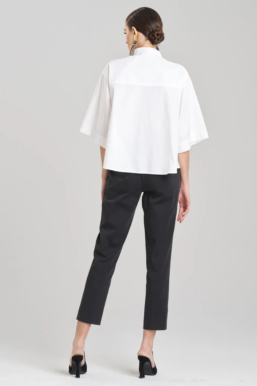Cotton Poplin Kimono Wrap Shirt sold by Natori product image thumbnail 3