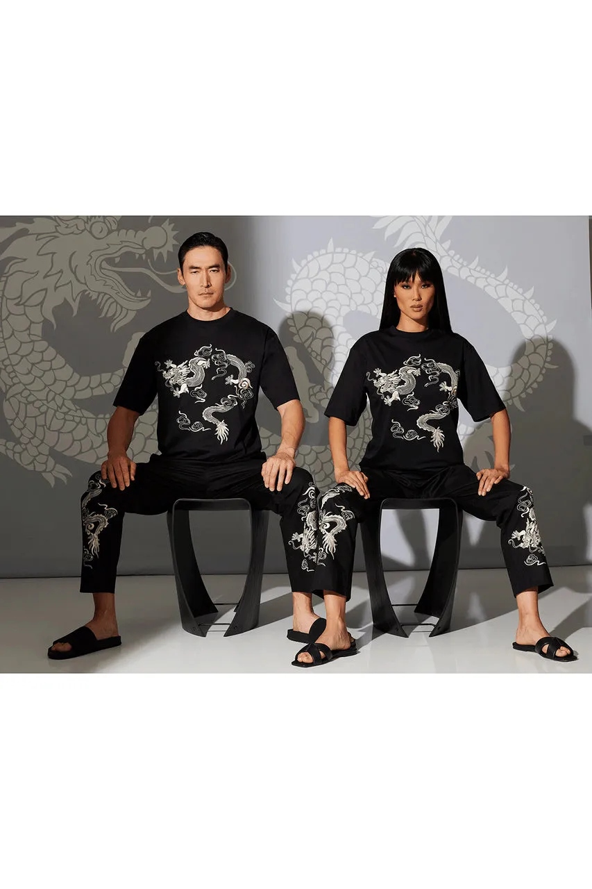 Dragon Cotton Jersey Embroidered Unisex Shirt sold by Natori product image thumbnail 5