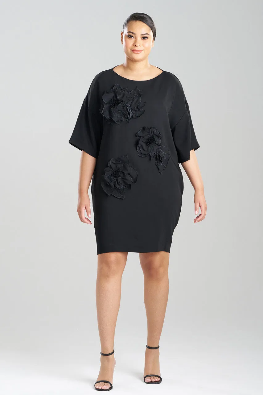 Stretch Crepe Embellished T-Shirt Dress sold by Natori product image thumbnail 5