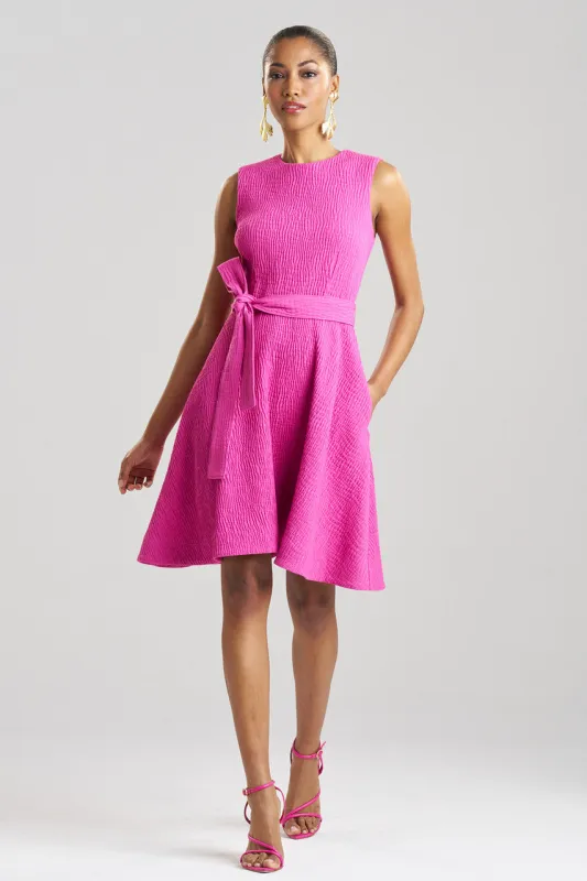 Textured Cotton Jacquard Sleeveless Dress sold by Natori