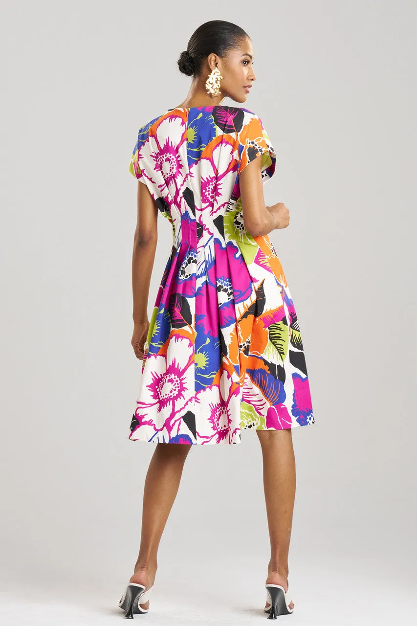 Cote D'Azur Cotton Chino Fit & Flare Pleated Dress sold by Natori product image thumbnail 2