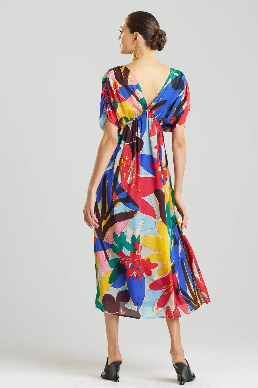 Antibes Printed Obi Silk Dress sold by Natori product image thumbnail 3