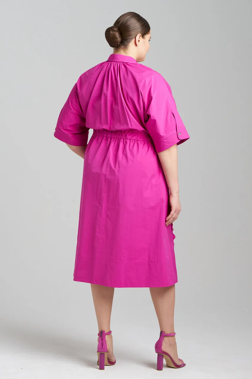 Tech Cotton Taffeta Embroidered Belted Dress sold by Natori product image thumbnail 5