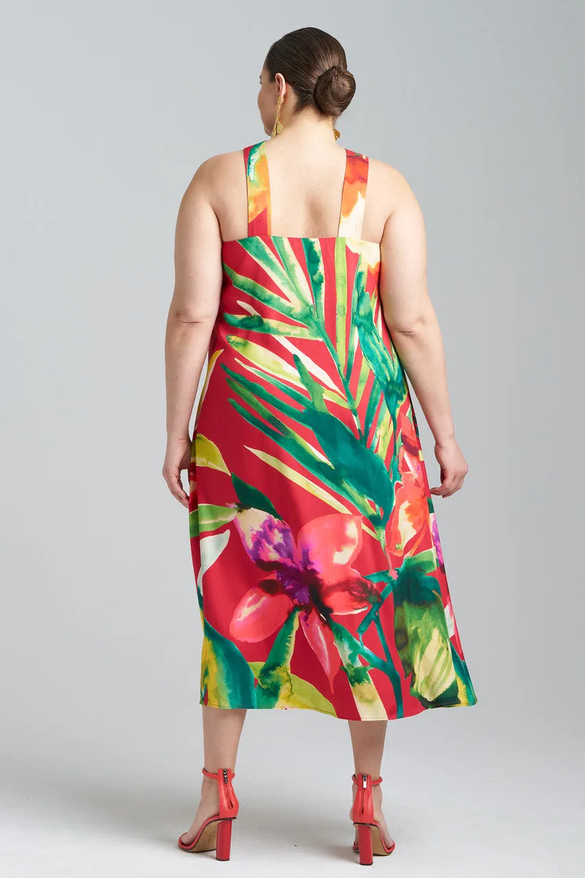 Mallorca Printed Cotton Silk Halter Dress sold by Natori product image thumbnail 5