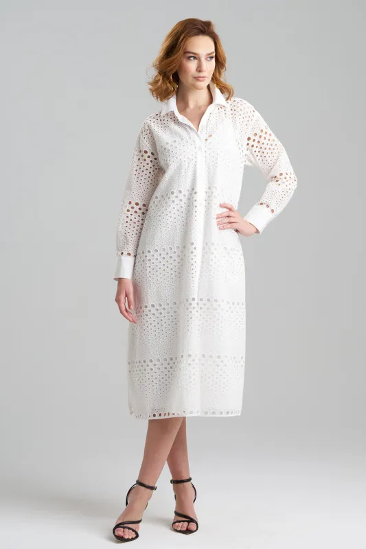 Round Eyelet Oversized Shirtdress sold by Natori
